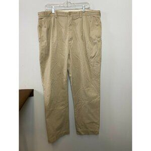 Polo By Ralph Lauren Andrew Men's 38x32 Khaki Classic Fit Chino Pants 100% Cotto